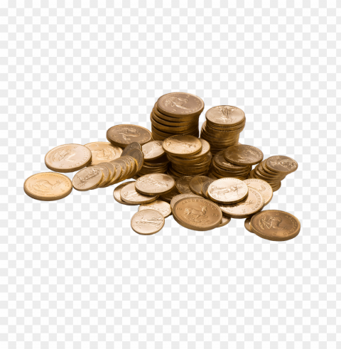 stack of gold coins Free transparent background PNG