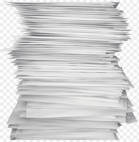stack of papers - stack of letters Isolated Graphic in Transparent PNG Format
