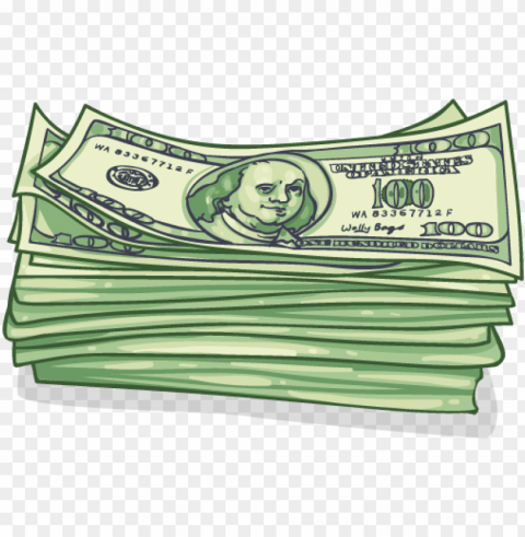 stacks of cash - money Free PNG download no background
