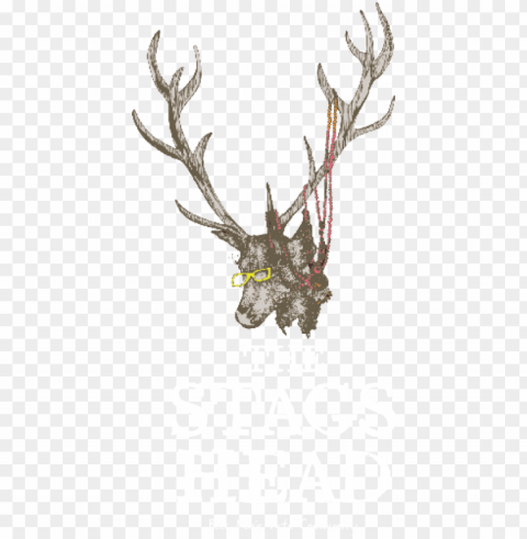 stag-logo - elk PNG Graphic Isolated on Clear Backdrop