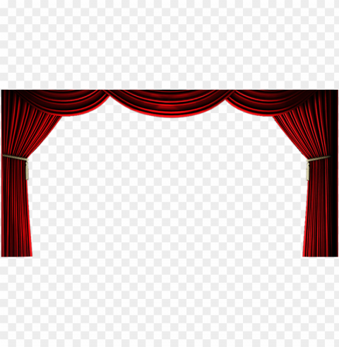 stage curtain - theatre PNG Image with Isolated Icon