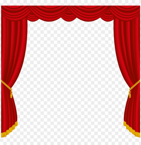 stage screen curtain Isolated Design Element in Transparent PNG