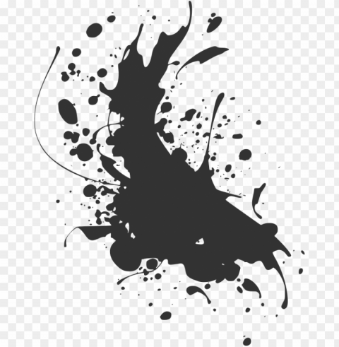 stained free ink splat - paint splatter clipart Isolated Graphic on Clear Transparent PNG PNG transparent with Clear Background ID 4d62e719