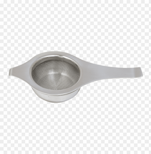 stainless steel tea strainer Isolated Item in HighQuality Transparent PNG