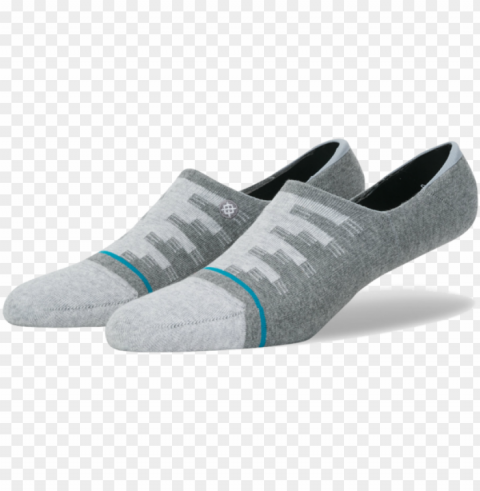 Stance - Laretto Low - Grey - Sock PNG With Isolated Background