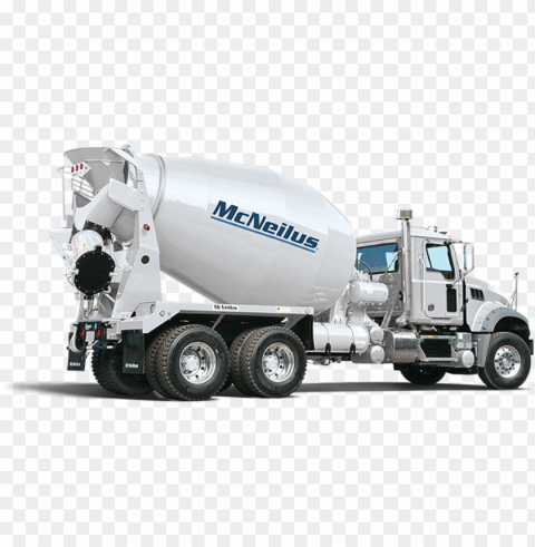 standard mixer - concrete truck Transparent PNG Isolated Subject Matter