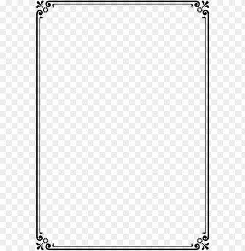 standard paper size picture frames thumbnail angle - border designs simple flower Isolated Graphic Element in HighResolution PNG