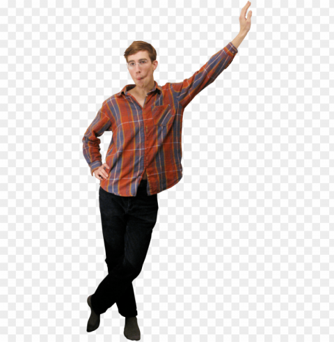 standing leaning image - people looking down PNG file with no watermark