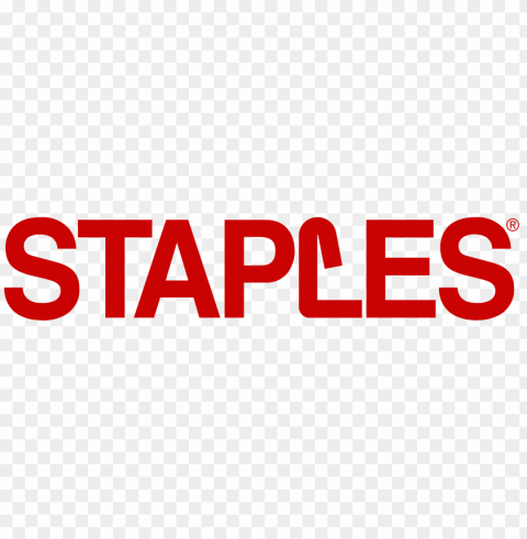 staples logo Isolated Artwork in Transparent PNG Format