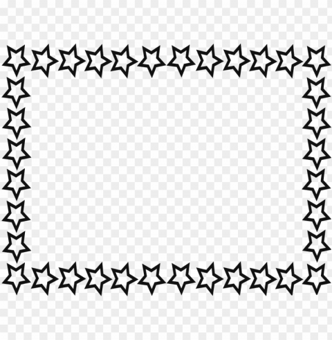star border clip art - star border clipart Clean Background Isolated PNG Design