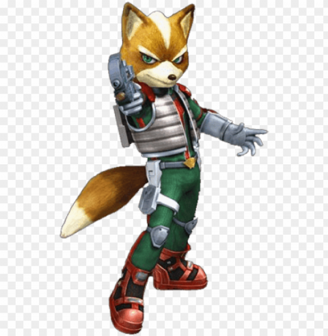 star fox assault fox Clear background PNG elements