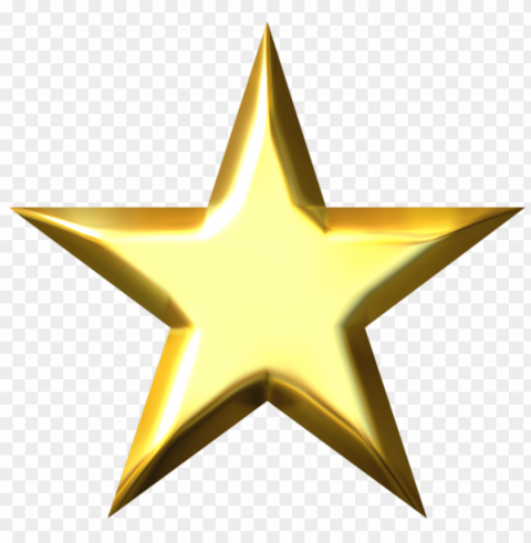 Star Gold Logo Transparent PNG Isolated Illustration