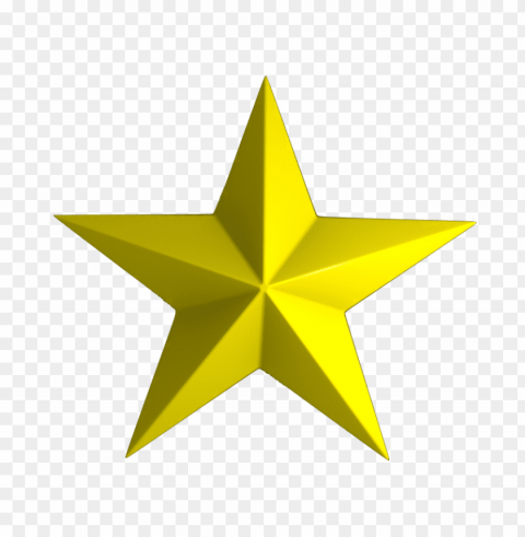 Star Gold Logo Transparent PNG Isolated Item