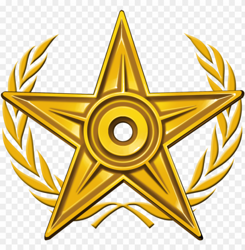 star gold logo Transparent PNG photos for projects