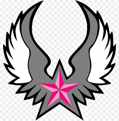 star logo with wings PNG transparent photos vast collection