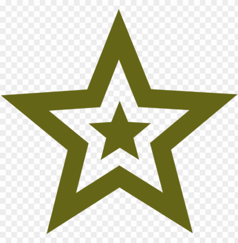 star military green clip art at clker - military clipart Clear Background PNG Isolated Illustration