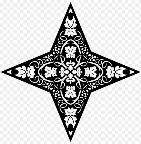 star polygons in art and culture black and white drawing - triangle PNG file without watermark