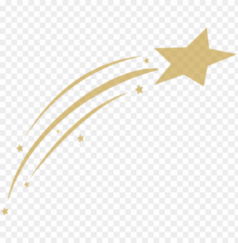 star - shooting star transparent PNG with no background for free