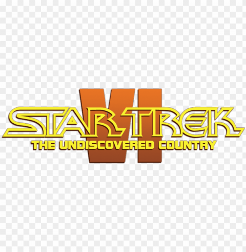 star trek vi - star trek vi the undiscovered country logo PNG images with alpha transparency bulk