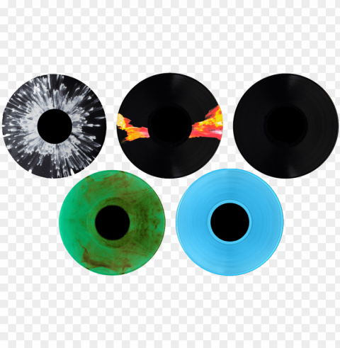 star wars colored vinyl PNG images with transparent layering