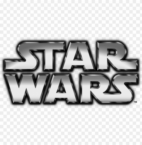  star wars logo file PNG Graphic Isolated on Clear Backdrop - e596b8b3