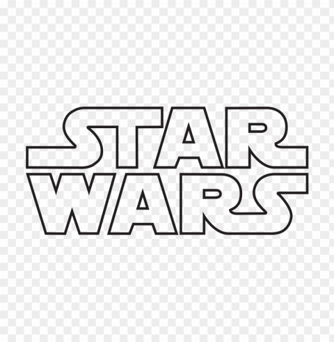 star wars logo photo PNG cutout