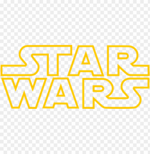 star wars logo transparent photoshop PNG format with no background