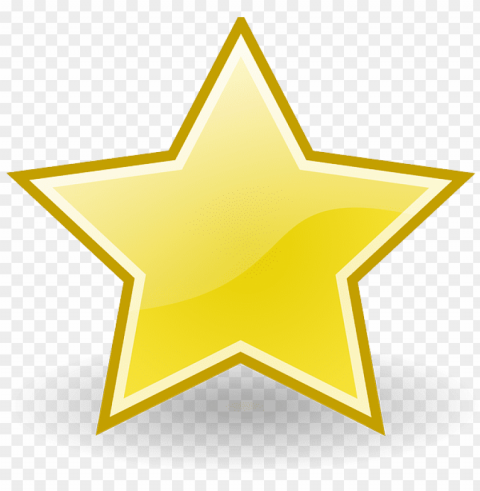 star yellow cartoon golden sheriff badge stars - logo bintang Isolated Subject in Transparent PNG Format