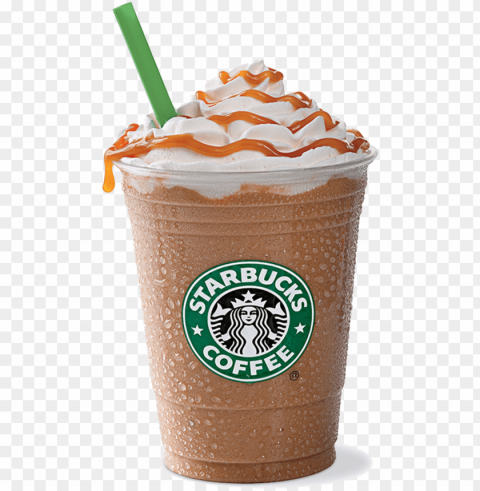 starbucks caramel frappuccino - starbucks cup frappuccino Clean Background Isolated PNG Art