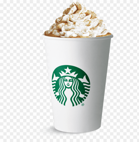 starbucks cup pumpkin spice latte Isolated PNG on Transparent Background