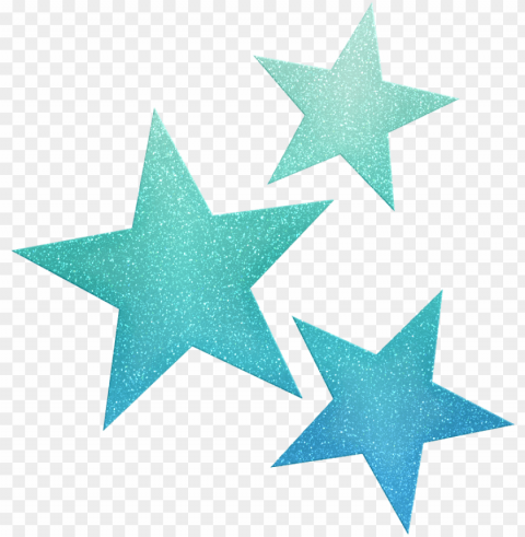 Stars Star Clipart Cute Clipart - Blue Glitter Star Transparent PNG Graphics Variety