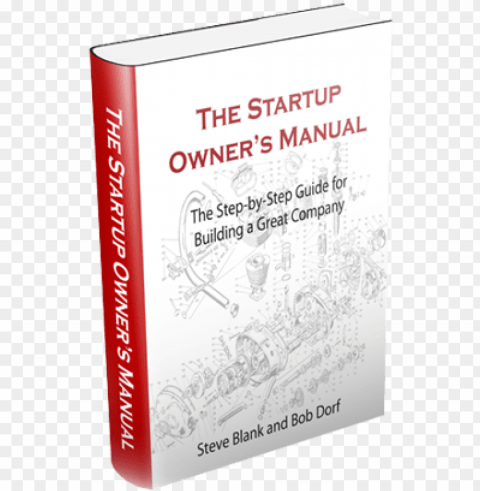 startup owner manual book Isolated PNG Element with Clear Transparency