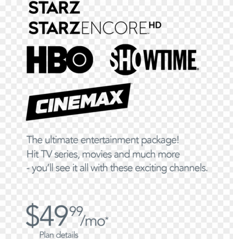 starz starz encore showtime hbo cinemax music Isolated Subject with Clear PNG Background