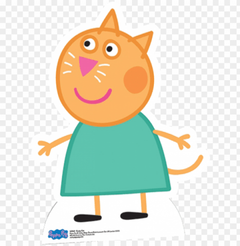 stasc545 peppa pig candy cat cutout 3 - peppa pig characters Isolated Icon in HighQuality Transparent PNG