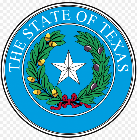 State Of Texas Seal logo Texas Military Department Seal Clear Background Isolated PNG Illustration
