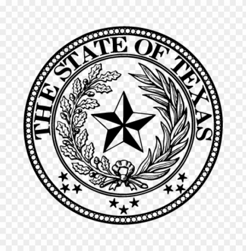state seal of texas vector logo download free Isolated Icon in HighQuality Transparent PNG