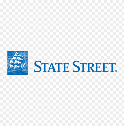 state street vector logo Isolated PNG Graphic with Transparency