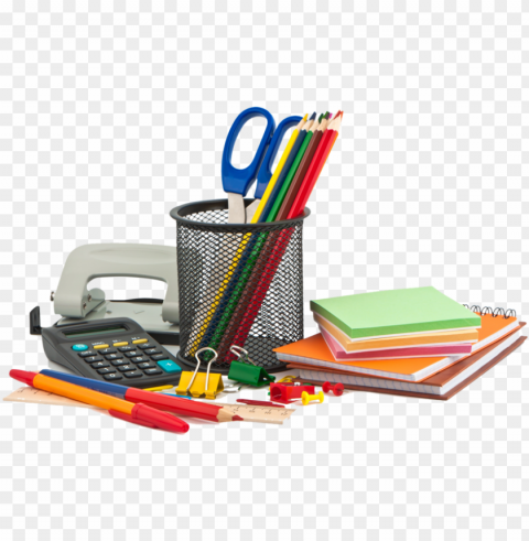 stationery items PNG file with no watermark