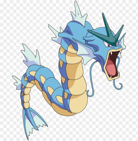 Stats Moves Evolution Locations  Other Forms - Pokemon Gyarados Transparent PNG Images For Graphic Design