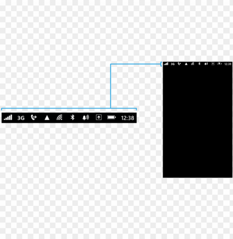 status bar - cell phone status bar PNG images with transparent layering
