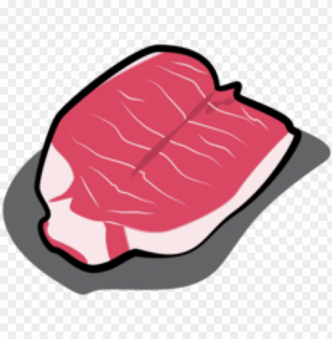 steak clipart pork loin - illustratio Transparent background PNG stock