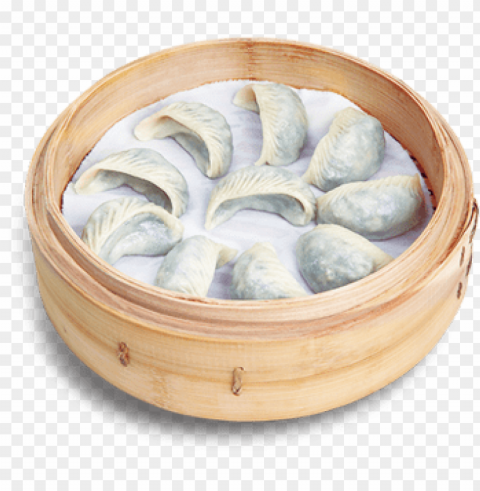 steamed vegetarian mushroom dumpling - wonto Isolated Subject with Transparent PNG