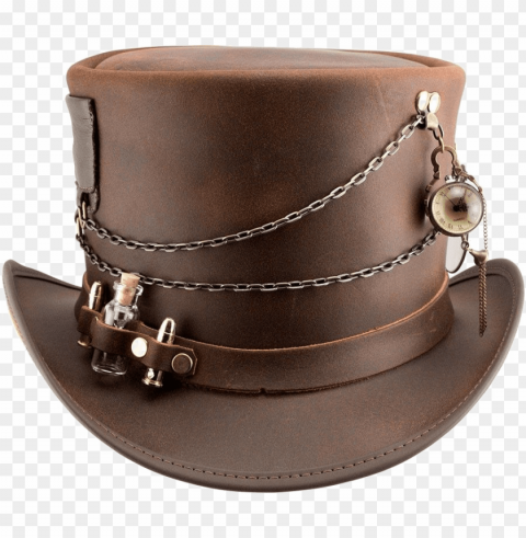 steampunk hat image - trinket leather top hat PNG images with transparent canvas compilation