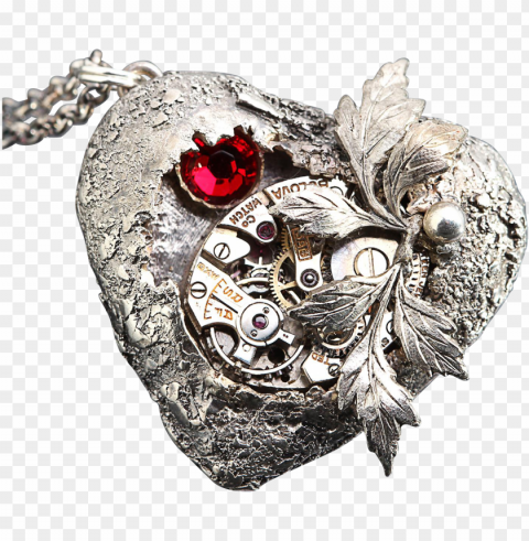 steampunk heart - locket PNG images with clear background