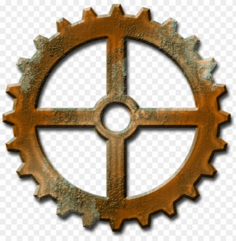 steampunk - steampunk cogs and gears PNG files with no backdrop pack