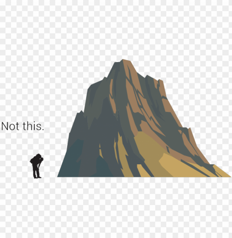steep-mountain@4x - silhouette High-quality PNG images with transparency