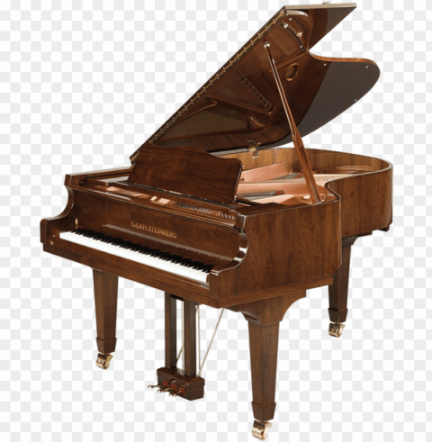 steinberg 151 grand piano - baby grand piano Isolated Character in Transparent PNG