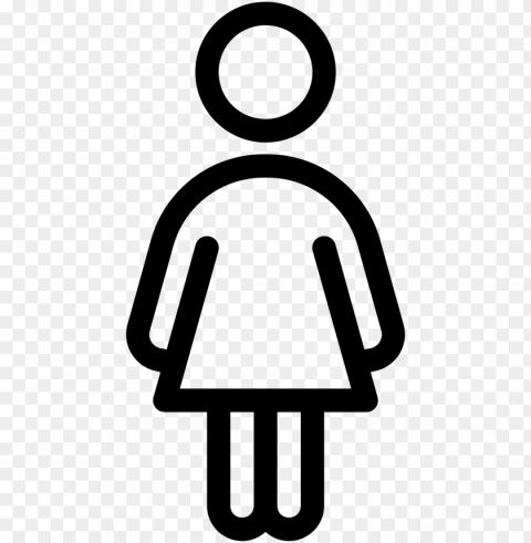stick woman - toilet icons Transparent background PNG images comprehensive collection