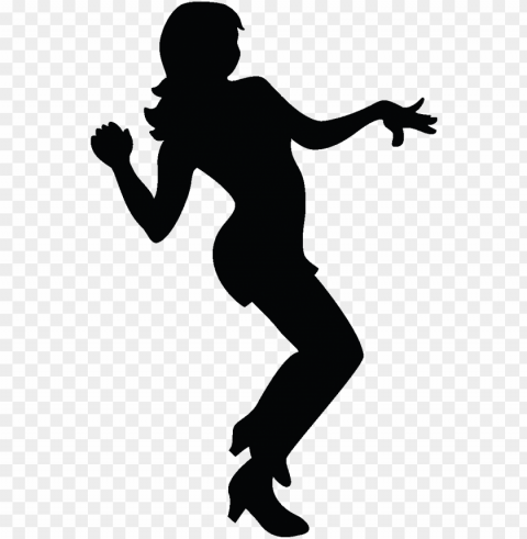 sticker danseuse disco ambiance sticker sb 0593 - dancing silhouettes PNG images with high-quality resolution