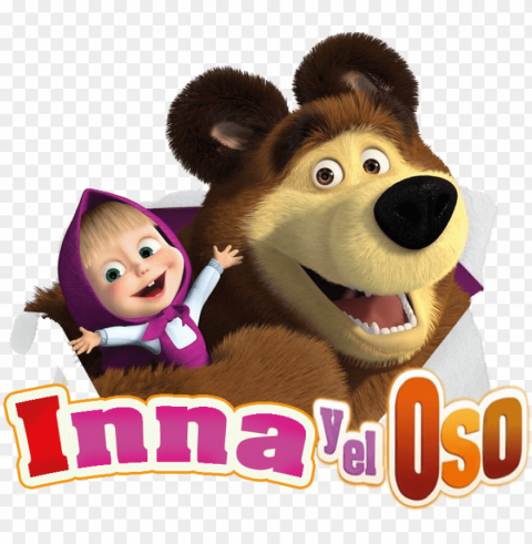 sticker masha and the bear Transparent PNG image